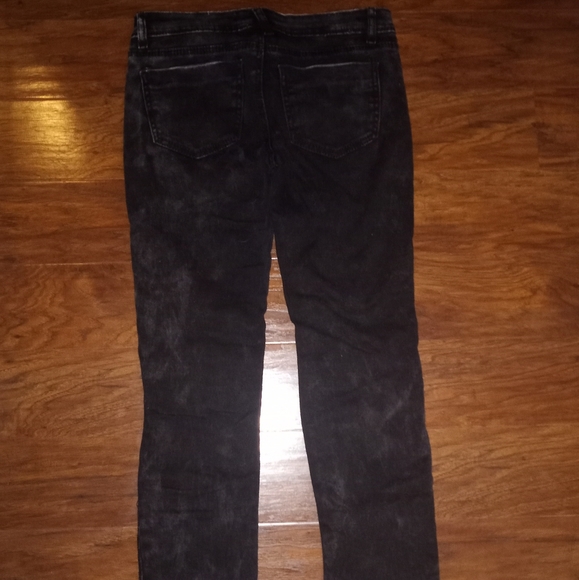Material Girl Black Sequined Jeans - Picture 3 of 6